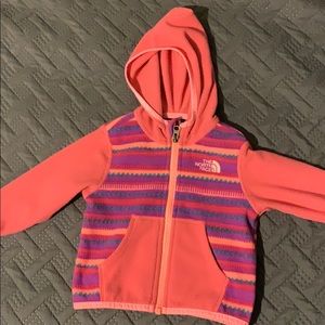 6-12m Northface fleece jacket
